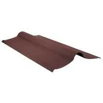 Coroline Bitumen Brown Ridge Roof Sheet - 1000mm x 200mm (875mm Cover)
