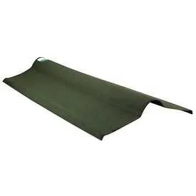 Coroline Bitumen Green Ridge Roof Sheet - 1000mm x 200mm (875mm Cover)