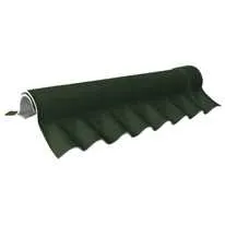 Briarwood EUROSIX Two-piece Fibre Cement Close Fitting Ridge Pair in Juniper Green