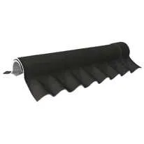 Briarwood EUROSIX Two-piece Fibre Cement Close Fitting Ridge Pair in Van Dyke Brown