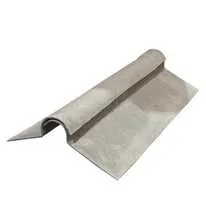 Briarwood EUROSIX Two-piece Fibre Cement Plain Wing Ridge Pair in Natural Grey