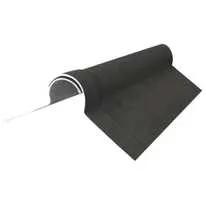 Briarwood EUROSIX Two-piece Fibre Cement Plain Wing Ridge Pair in Van Dyke Brown