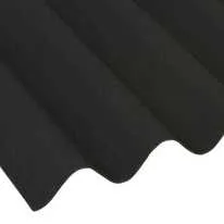 Coroline Corrugated Bitumen Black Roof Sheets - 2000mm x 950mm (855mm Cover)