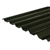 Metal Roof Sheet (34/1000 Box Profile) Polyester Paint Coated 0.7mm Juniper Green