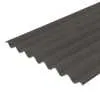 Briarwood EUROSIX Profile 6 inch Fibre Cement Roof Sheet in Van Dyke Brown
