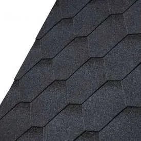 IKO Armourshield Hexagonal Roofing Shingles 2m2 - Black