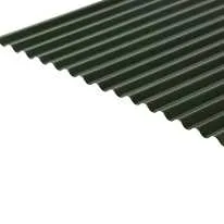 Metal Corrugated Roof Sheet (13/3 Profile) 0.7mm PVC Plastisol Coated - Juniper Green BS12B29