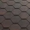 Katepal Super Jazzy Hexagonal Felt Roofing Shingles 3m2 - Brown
