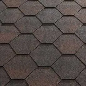 Katepal Super Jazzy Hexagonal Felt Roofing Shingles 3m2 - Brown