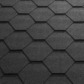 Katepal Super KL Hexagonal Bitumen Roofing Shingles 3m2 - Black