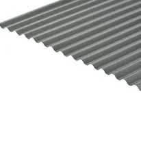 Metal Corrugated Roof Sheet (13/3 Profile) 0.7mm PVC Plastisol Coated - Merlin Grey BS18B25