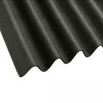 Onduline Corrugated Black Bitumen Roof Sheet - 2000mm x 950mm