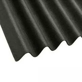 Onduline Corrugated Black Bitumen Roof Sheet - 2000mm x 950mm