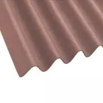 Onduline Corrugated Brown Bitumen Roof Sheet - 2000mm x 950mm