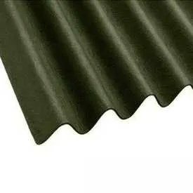 Coroline Corrugated Bitumen Green Roof Sheets - 2000mm x 950mm (855mm Cover)