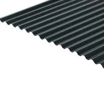 Metal Corrugated Roof Sheet (13/3 Profile) 0.7mm PVC Plastisol Coated - Slate Blue BS18B29