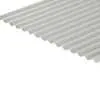 Metal Corrugated Roof Sheet (13/3 Profile) 0.5mm Polyester Painted Coated - White BS00E55
