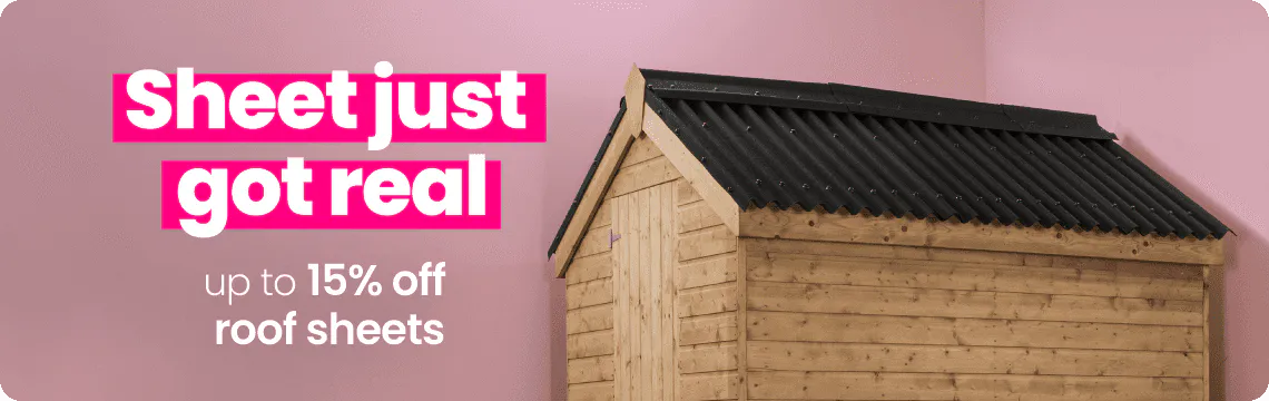 Up to 15% off roof sheets 